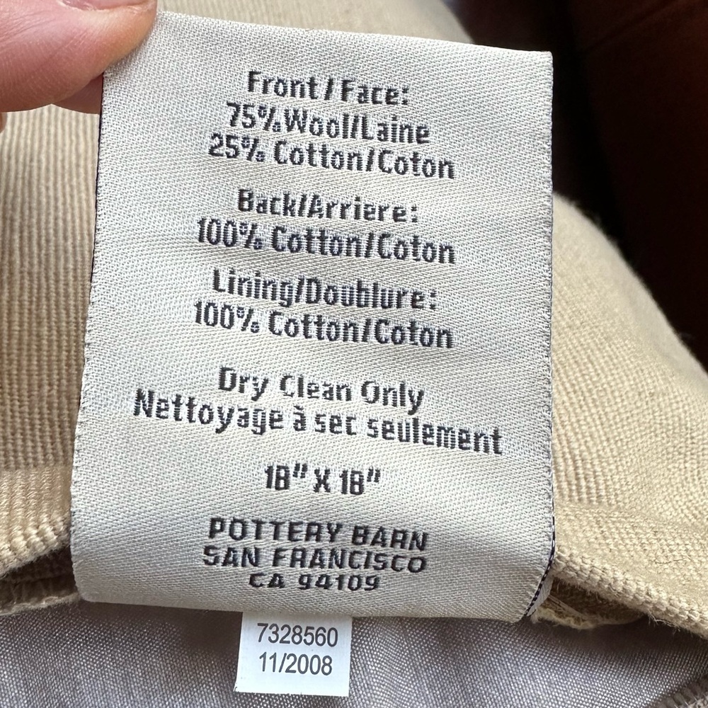 Pottery Barn Square Kilim Tapestry Pillow - Picture 5 of 6